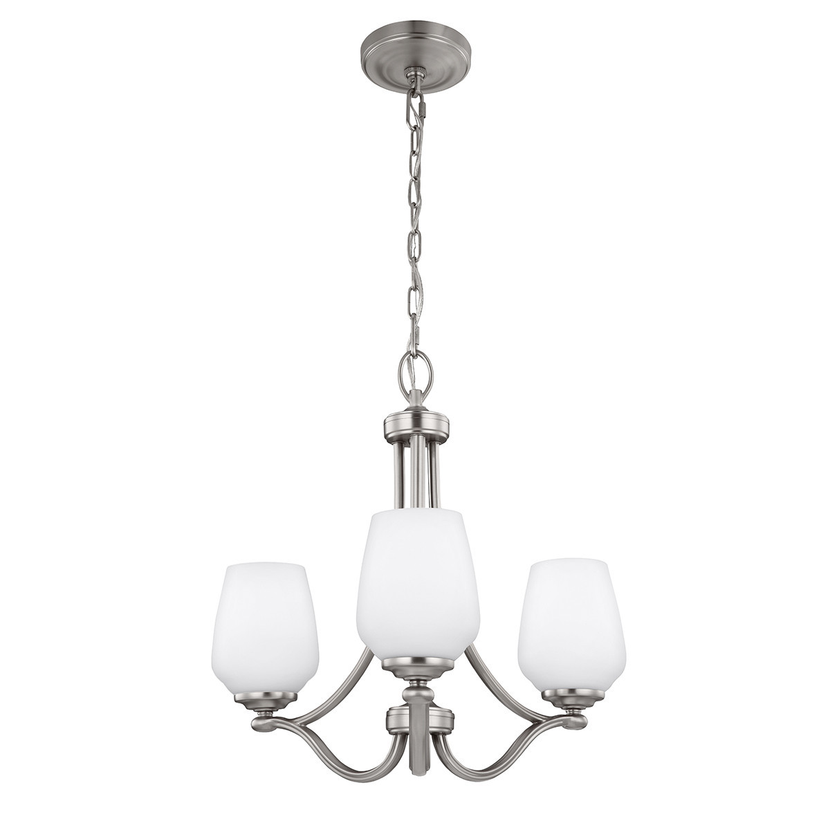 Lampa wisząca satynowy nikiel Vintner 3xE27x60W wym: 212x48,3x48,3 cm Feiss