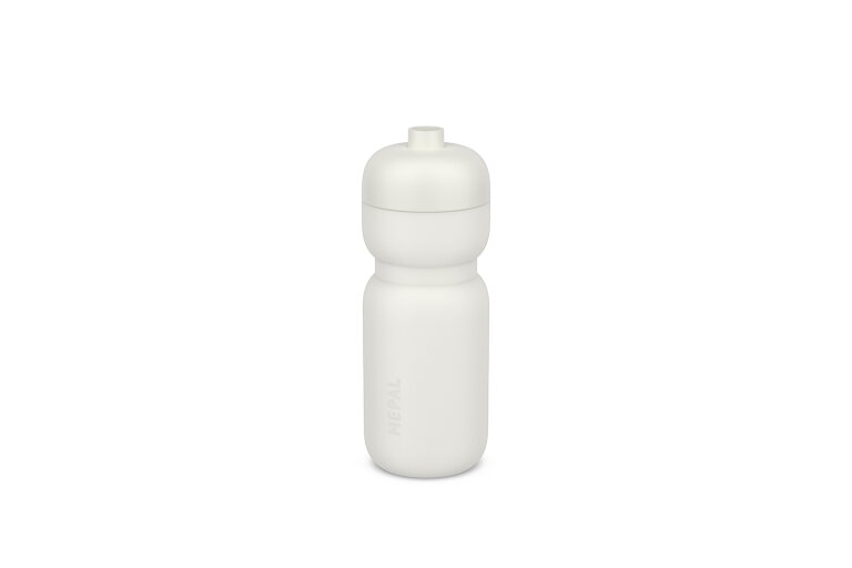bidon squeeze sport 600 ml - ceramic white
