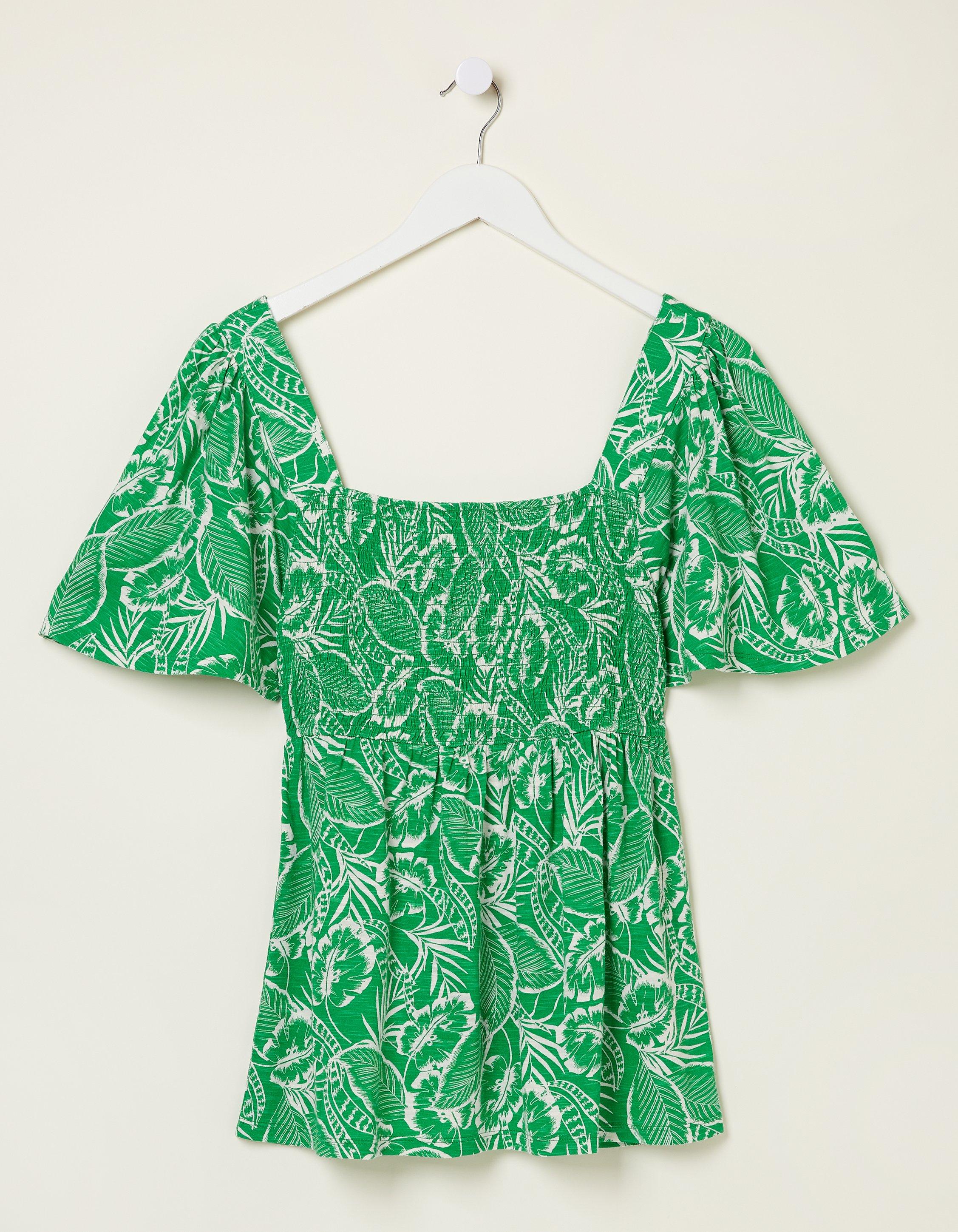 Lucia Tropical Leaf Top