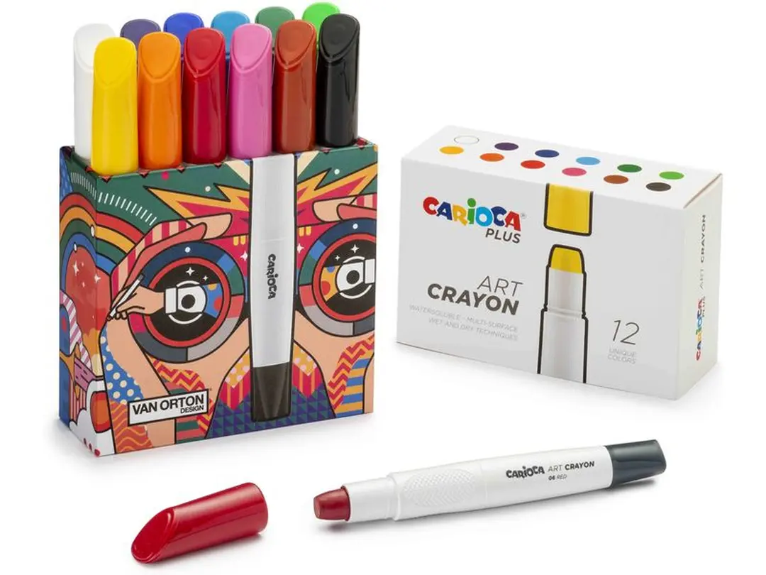 Farbstift-Set 12er-Set Art Crayon Plus