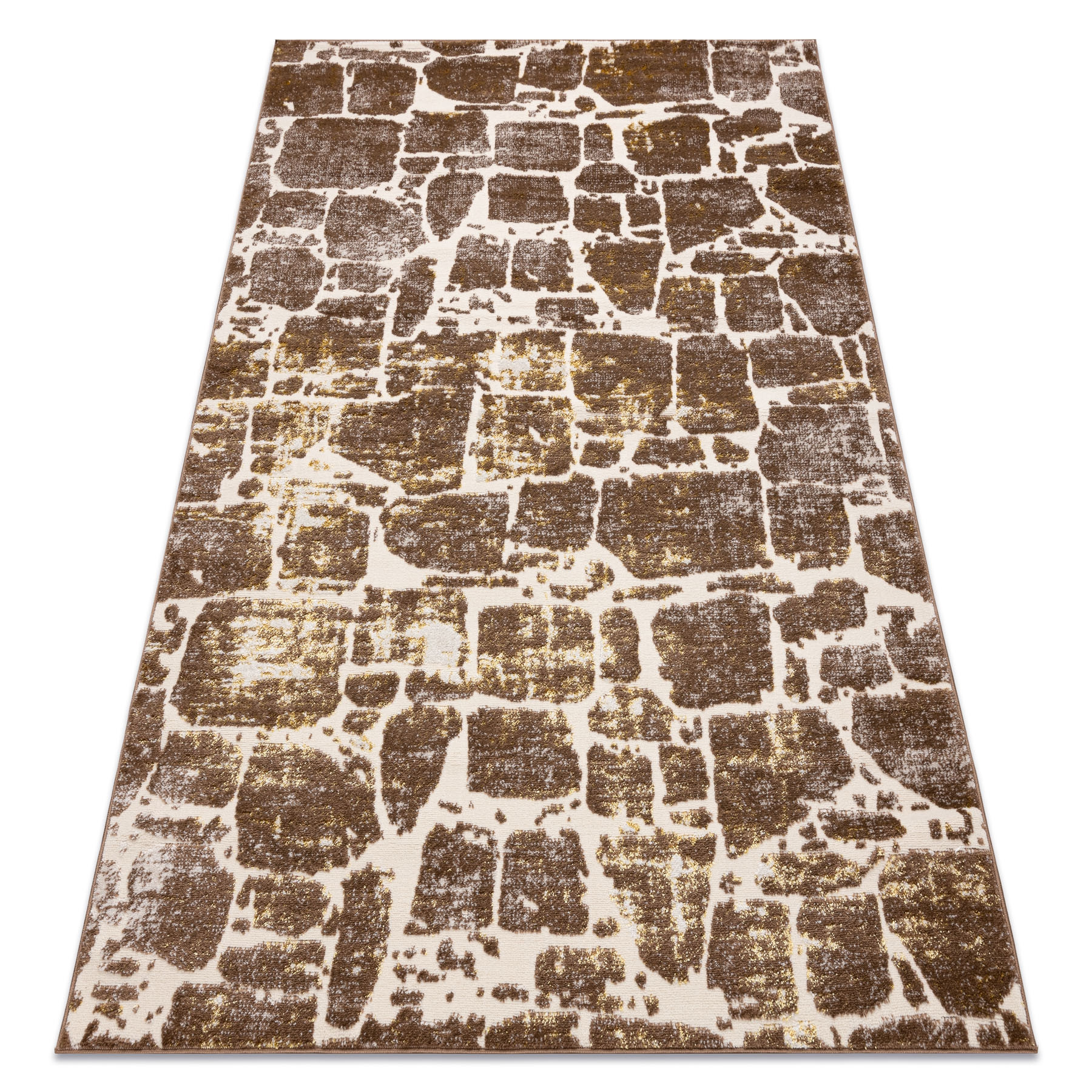 Dywan MEFE nowoczesny 6184 Kostka brukowa cegła - 120x170 cm