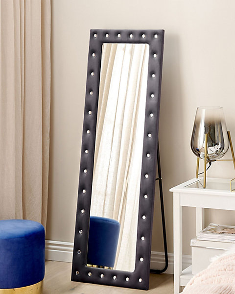 Miroir sur pied ANSOUIS 150 cm Velours Gris foncé