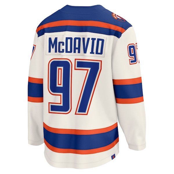 Connor McDavid Edmonton Oilers  Alternate Breakaway Jersey - Light Beige