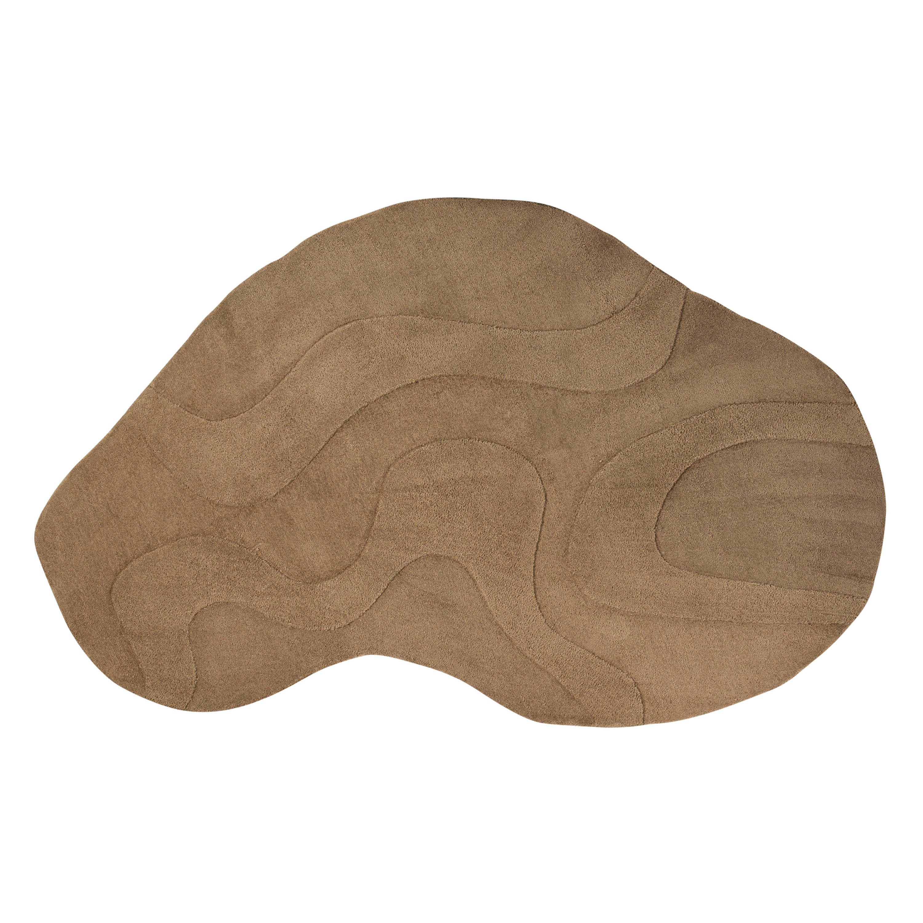 WOOOD Alya Vloerkleed 170 x 240 cm - Pale Brown