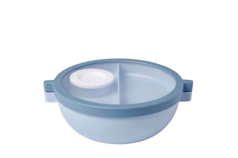 Basic bento lunchbowl vita - nordic blue