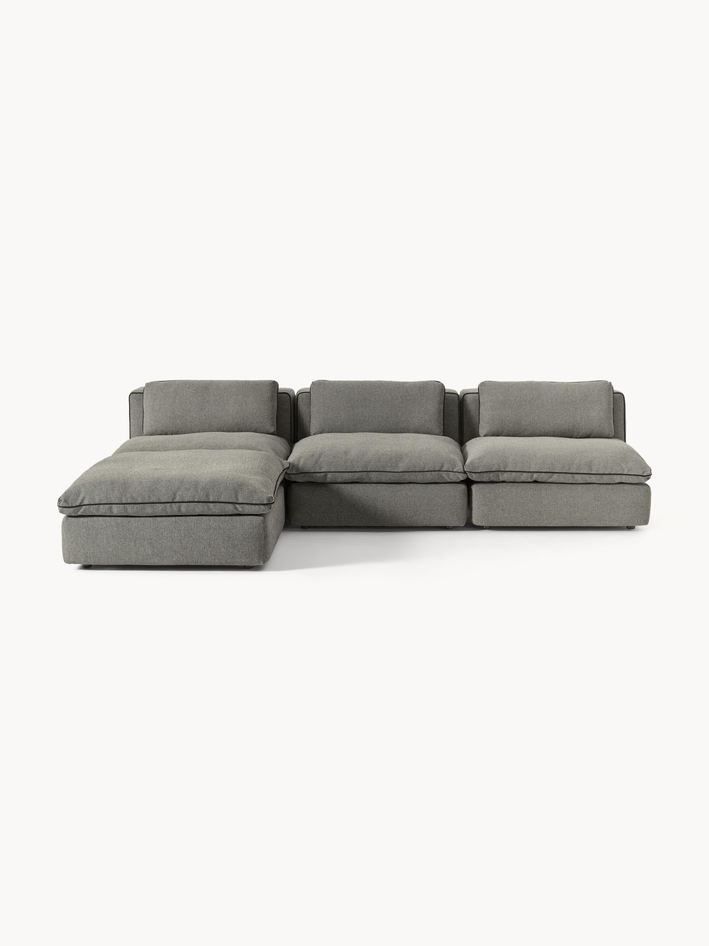 Modulares Sofa Felix mit Hocker (links/rechts)