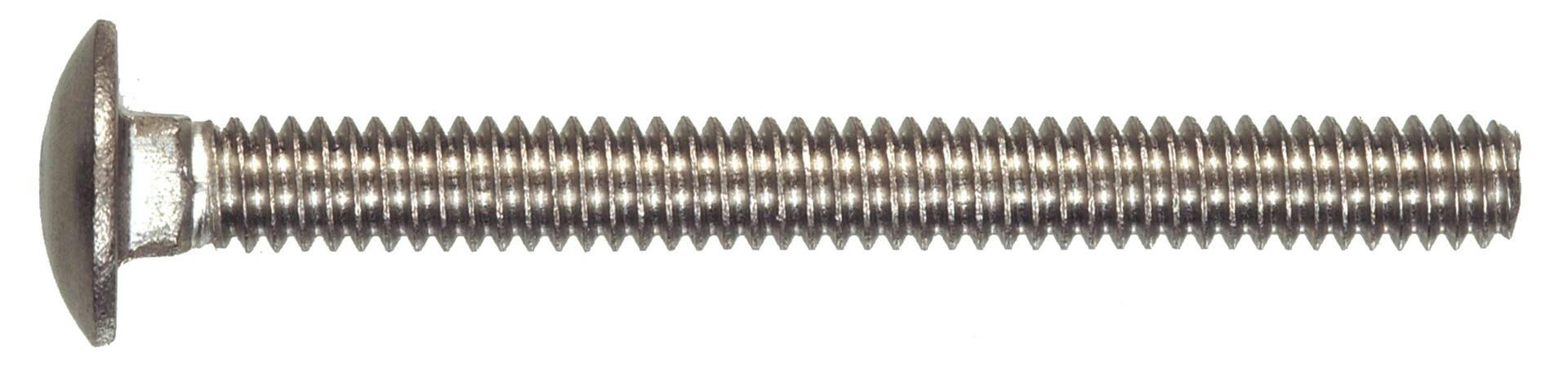 Hillman Carriage Bolts, Corrosion Resistance, Stainless Steel, Assorted Sizes