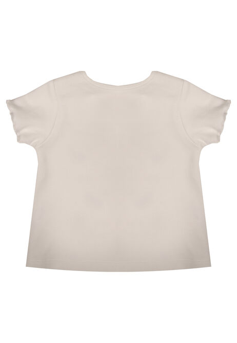 Baby Girls White Giraffe T-Shirt and Pink Shorts Set