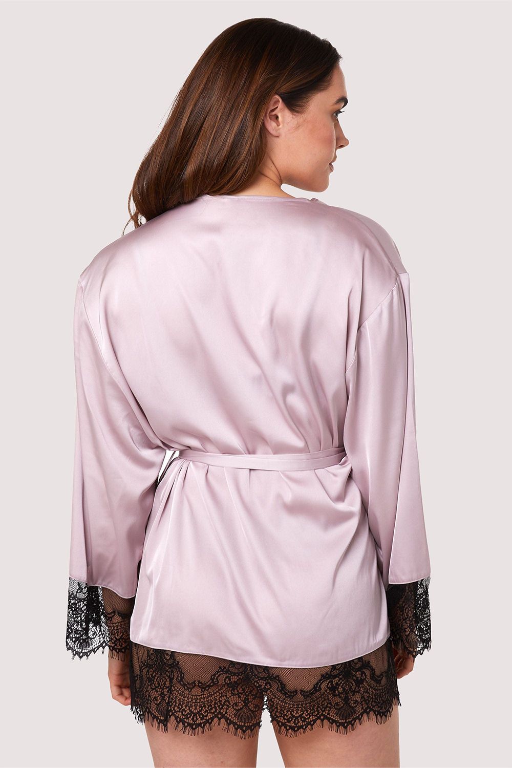 Wolf & Whistle Alaia Mink Caged 'Kimono'