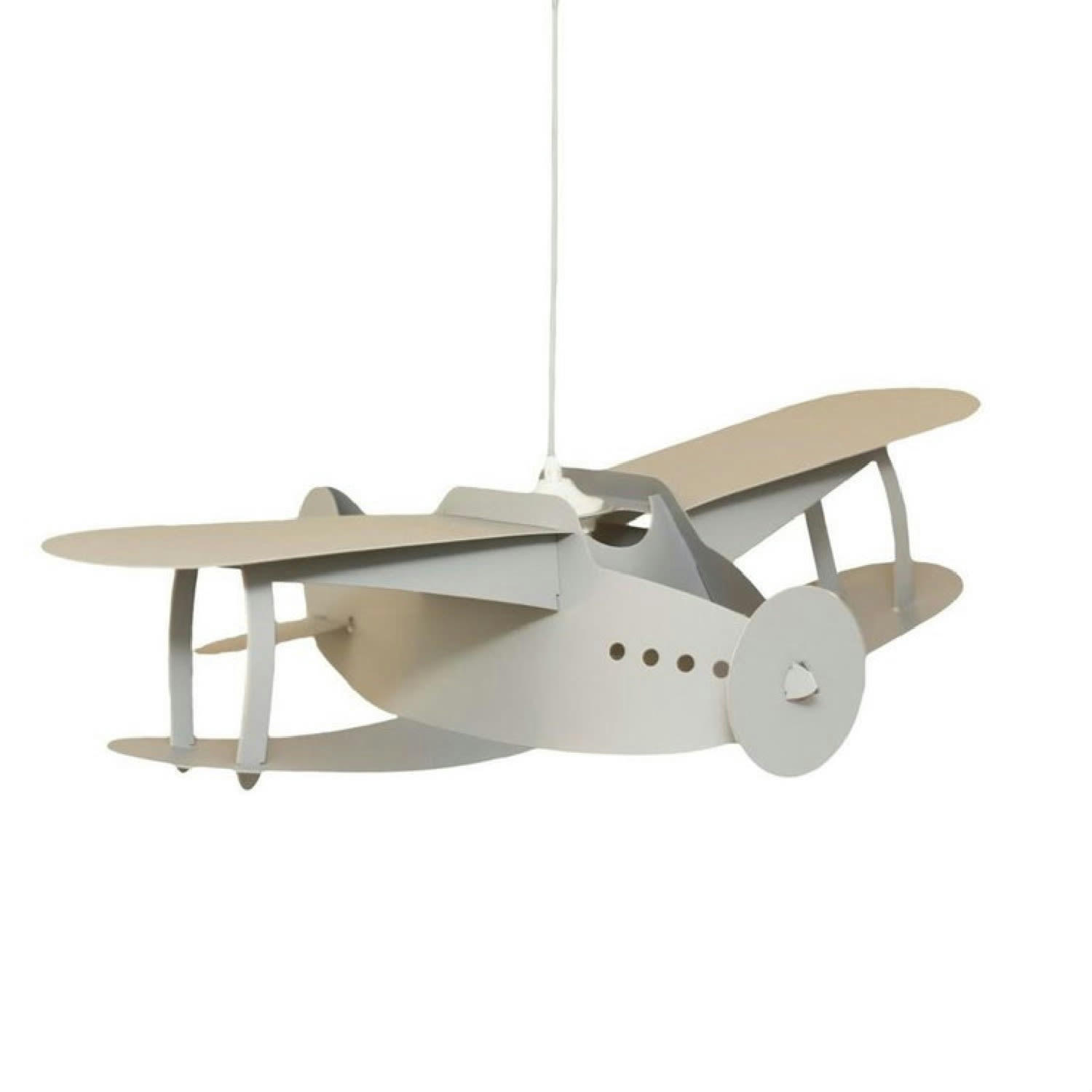 - Suspension enfants Avion Gris 50cm