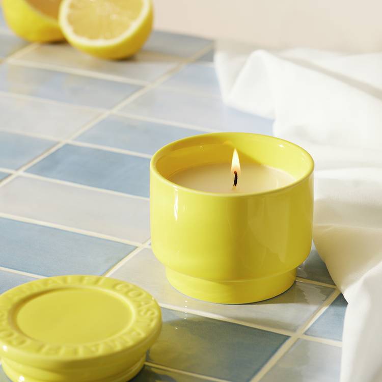 Habitat Destinations Lidded Ceramic Candle - Amalfi