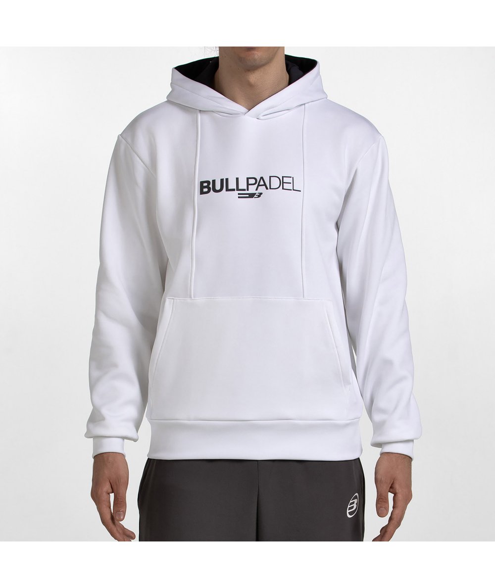 SUDADERA BULLPADEL ACUBE BLANCO