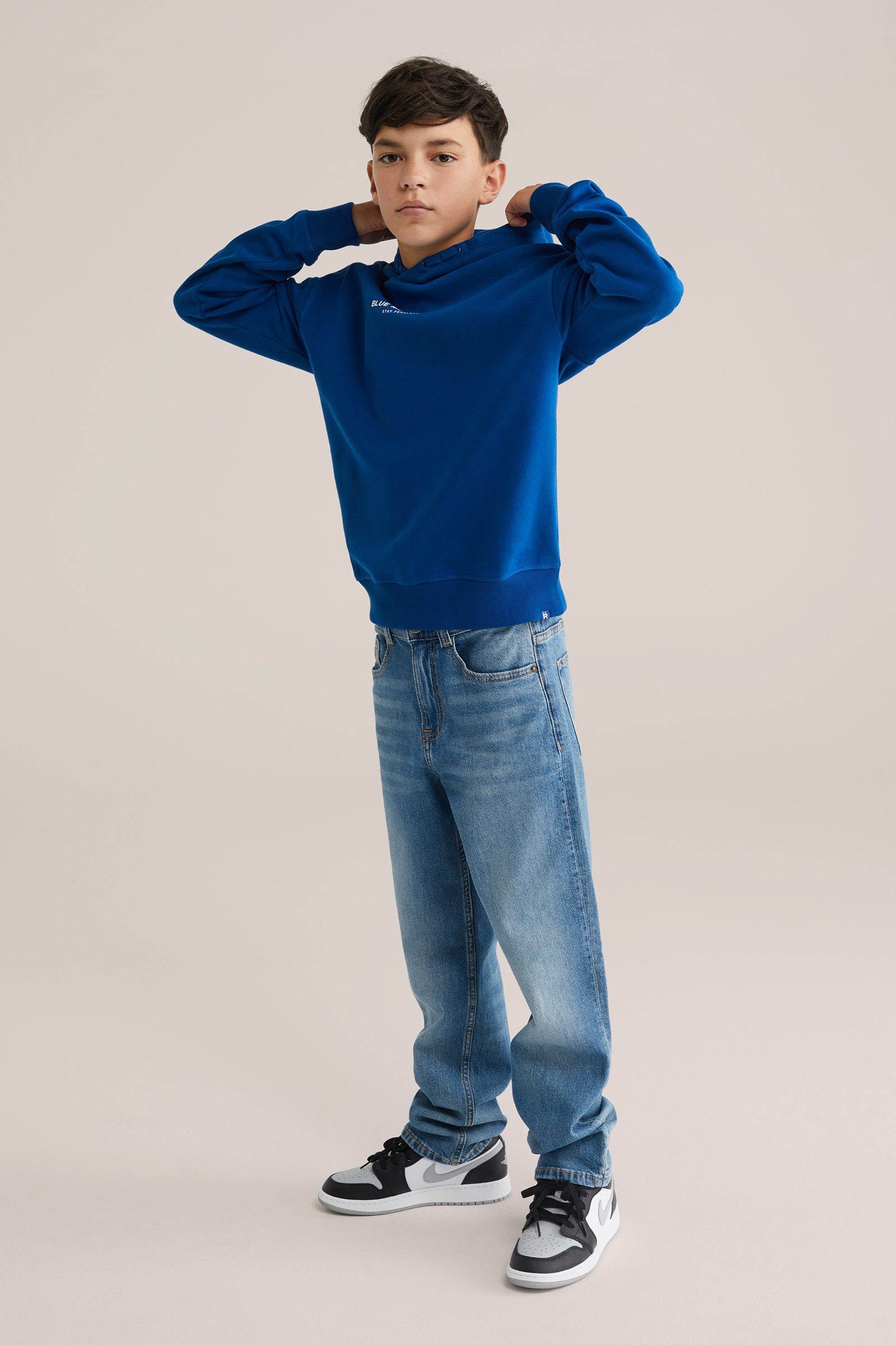 Jongens hoodie met print