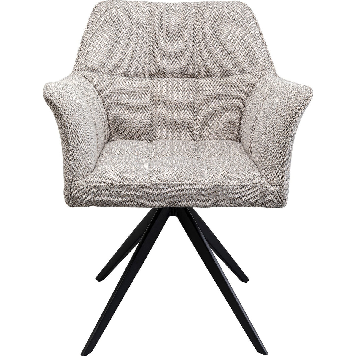 Kare Design Draaistoel met armleuningen Thinktank grijs