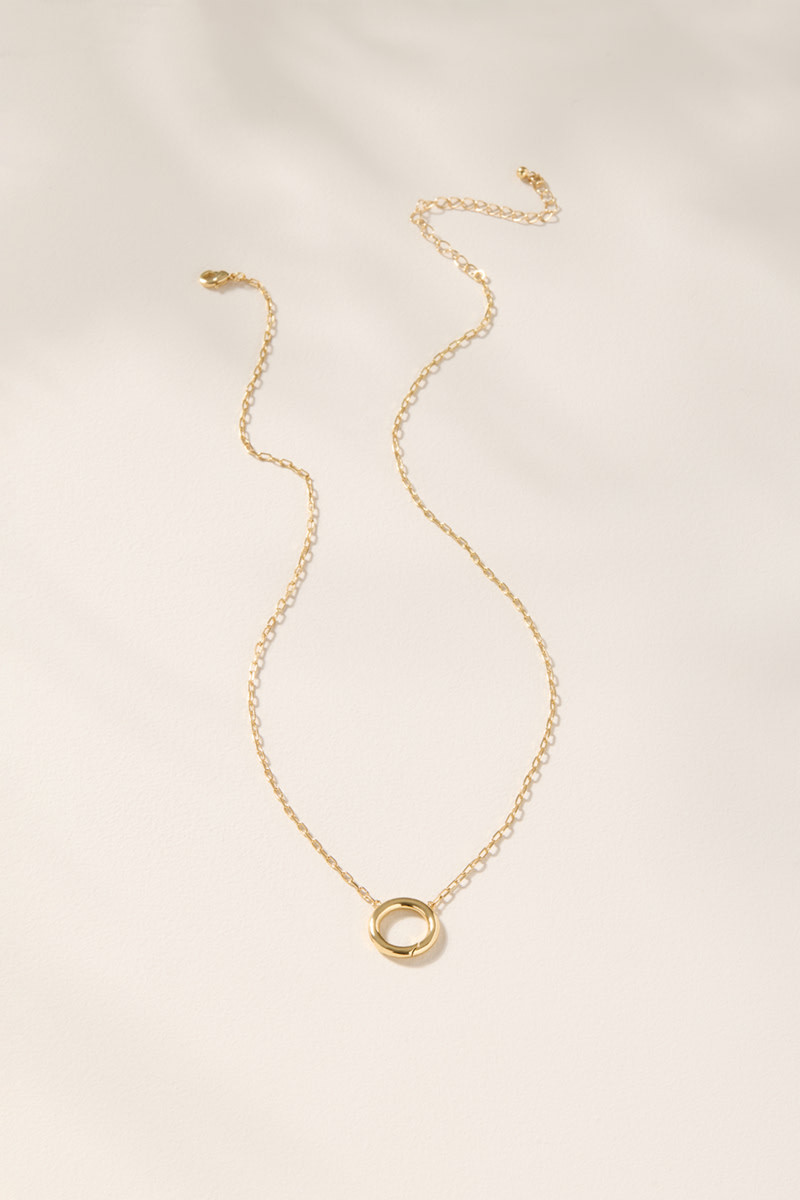 Cluster Charm Necklace Base?Gold