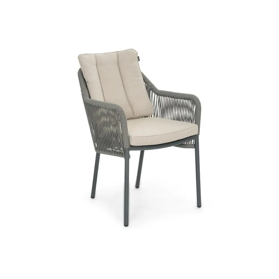 Tuinset 4 personen 160 cm Rope Grijs De Laan Projects