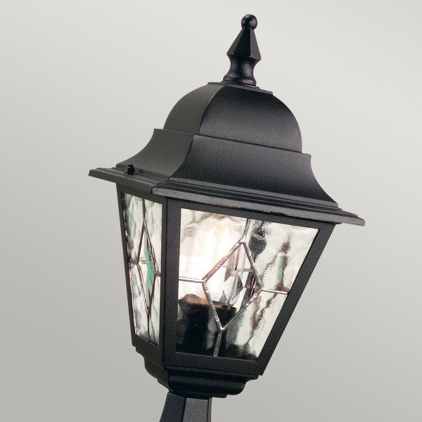 Lampa ogrodowa stojąca czarna Norfolk wys:44 cm 1xE27x60W IP44 Elstead