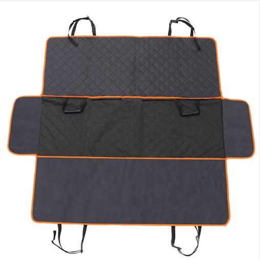 SOGA 600D Oxford Cloth Waterproof Dog Car Cover Back Seat Protector Hammock Pet Mat Black