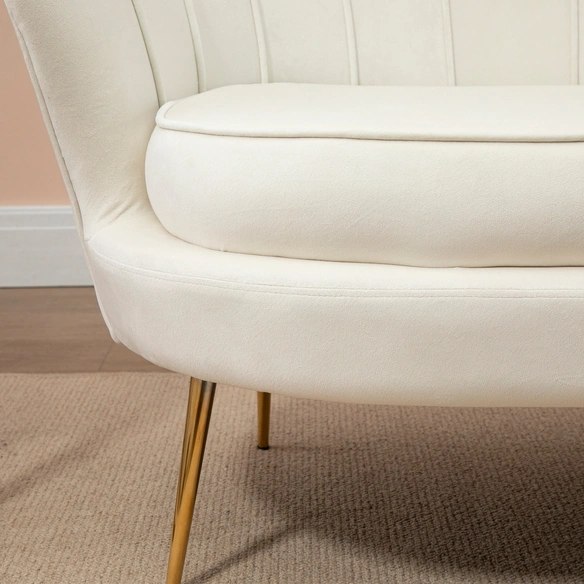 Sofa, 2-Sitzer, LxBxH: 130 x 77 x 77 cm