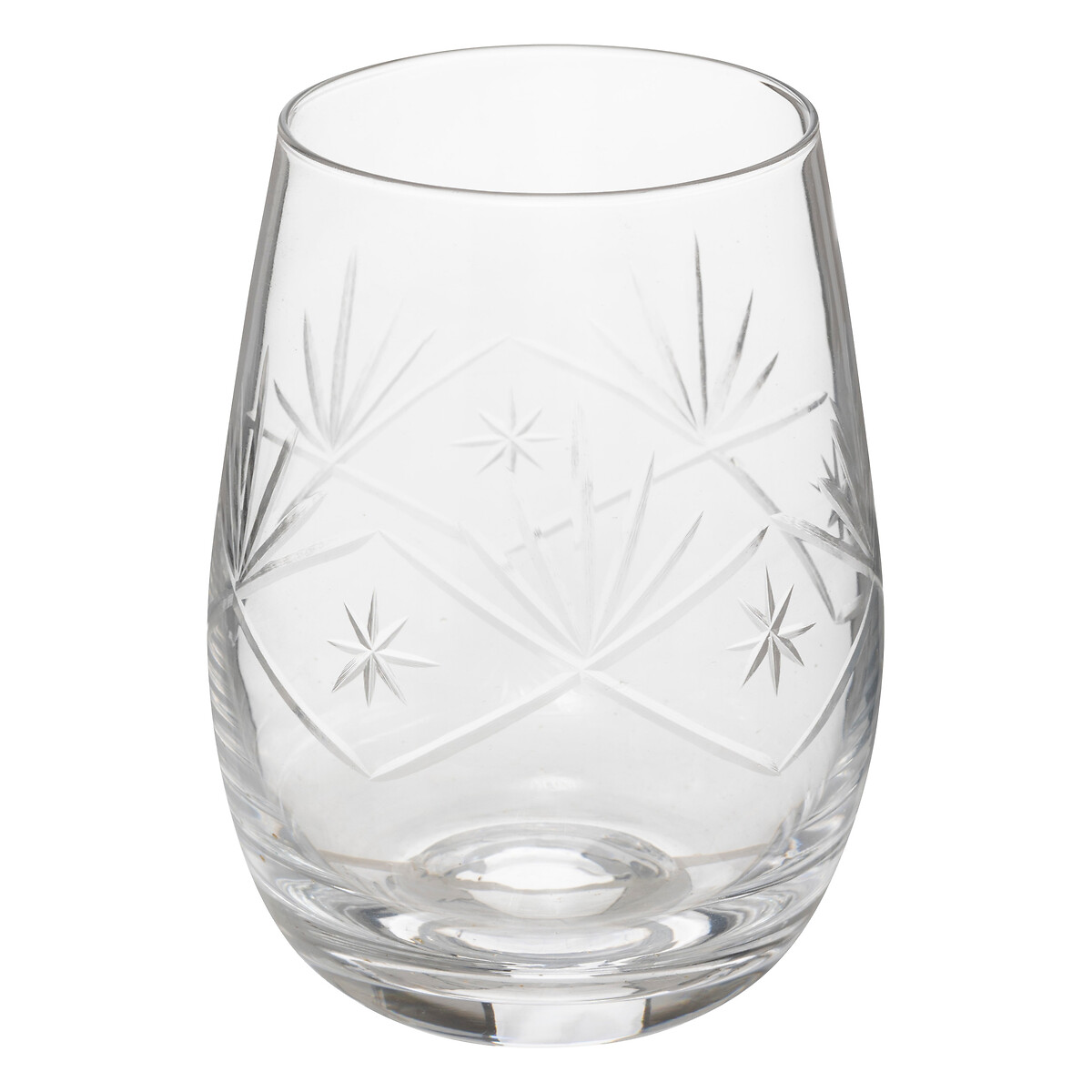 Conjunto de 6 copos VICTORIA de vidro sem pé 42cl