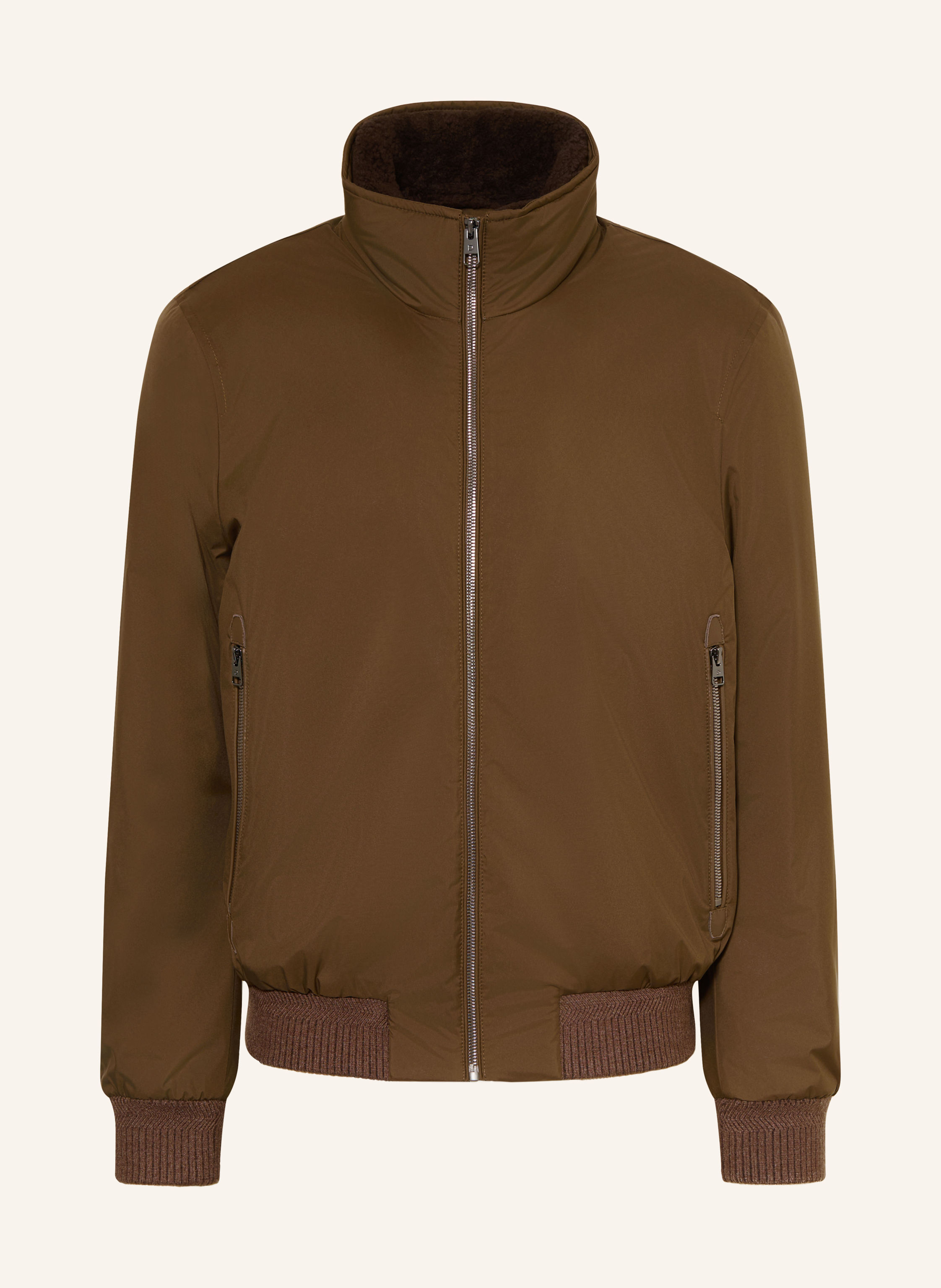 DRESSLER Blouson mit abnehmbarem Kunstfell-Kragen
