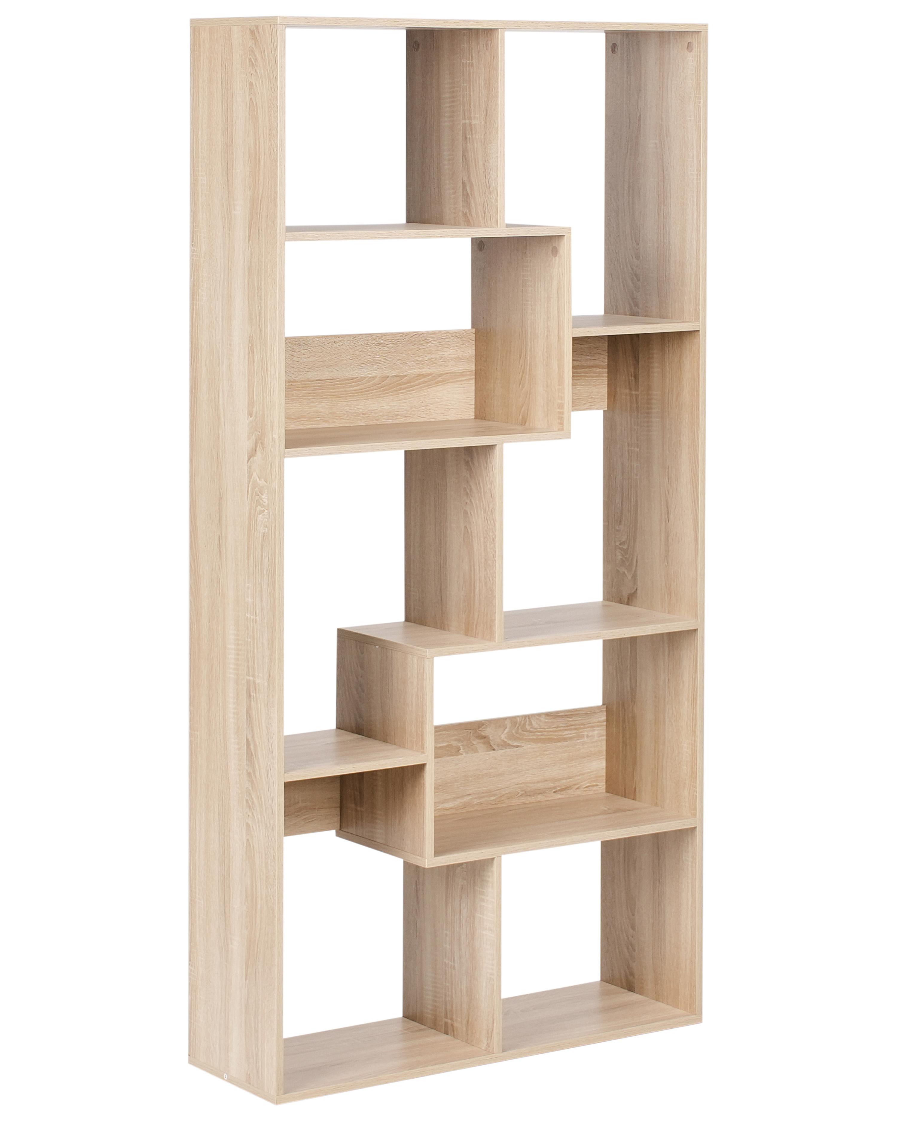 6 Tier Bookcase CHATEH 180 cm Light Brown