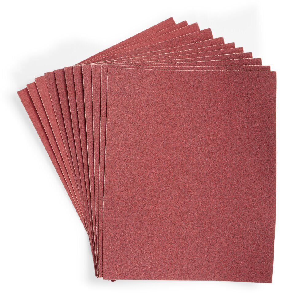 12 Feuilles Abrasives en Corindon - 230 x 280 mm