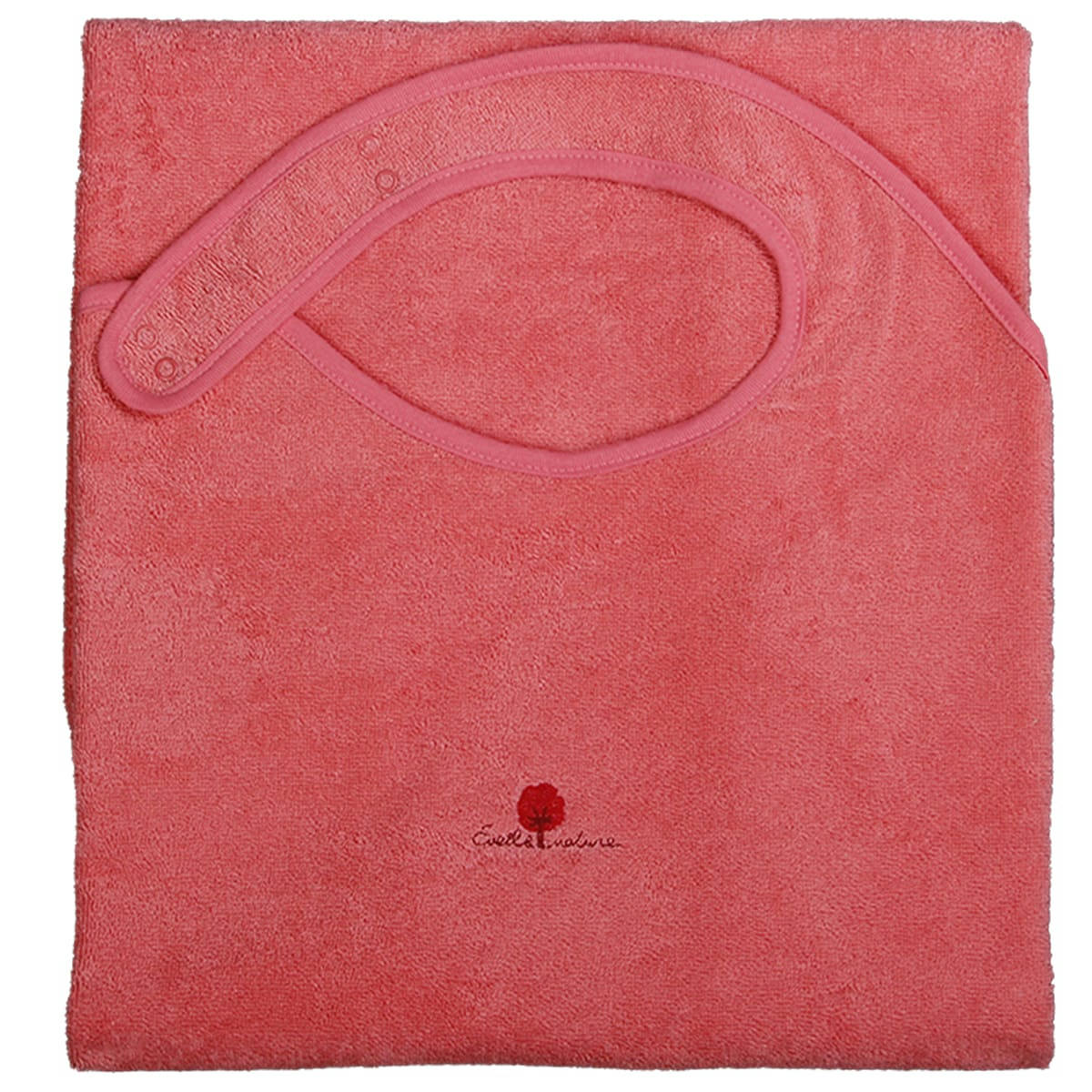 GAMME BIO UNIS - Tablier de bain éponge 70x100 cm Coton bio-Corail