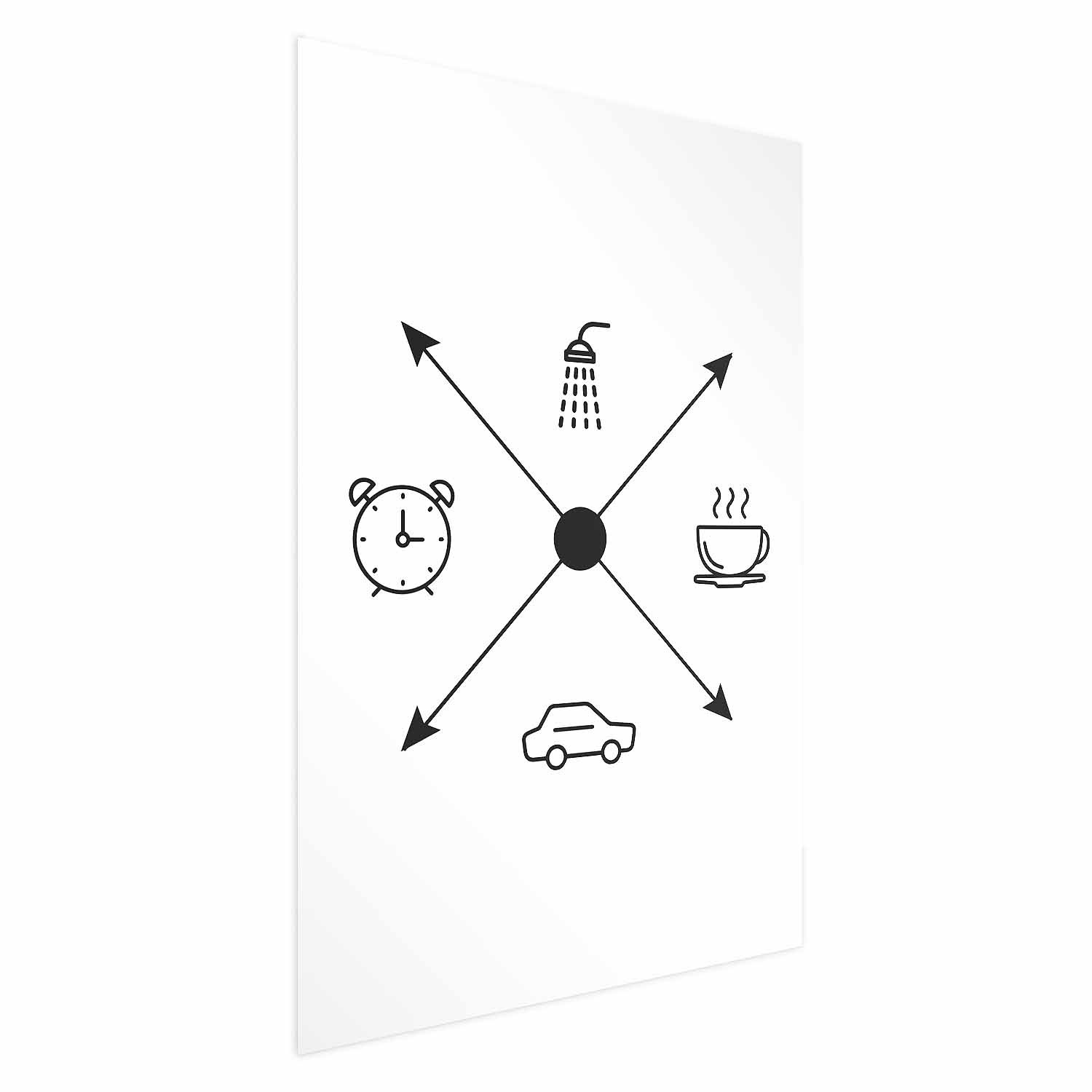 Plakat Harmonogram dnia 21x30 cm