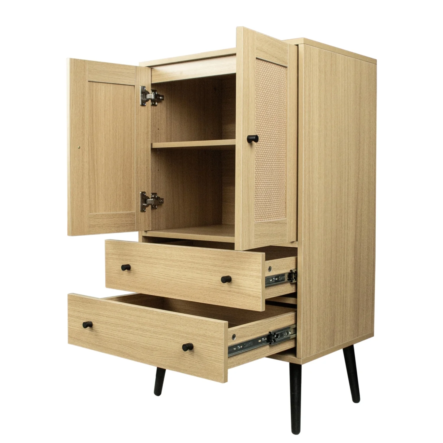 Cabinet with two doors and 2 Drawers