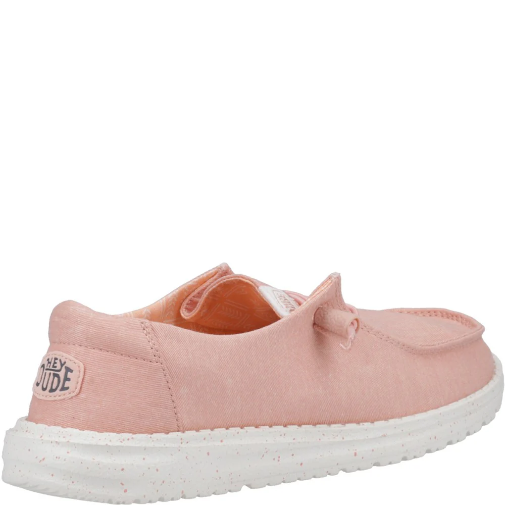 HEYDUDE Wendy Stretch Canvas Slip on Shoe