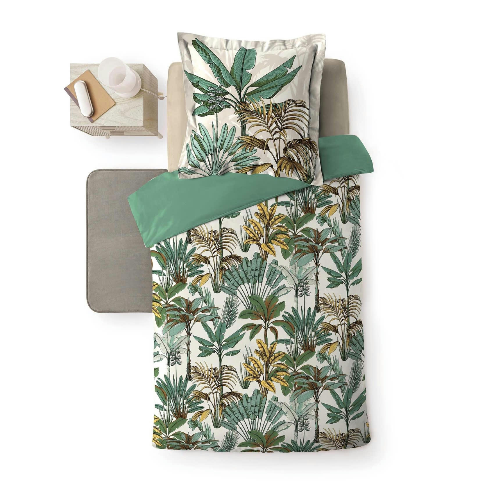 BALINÉSIA - Parure de lit imprimé feuillages exotiques