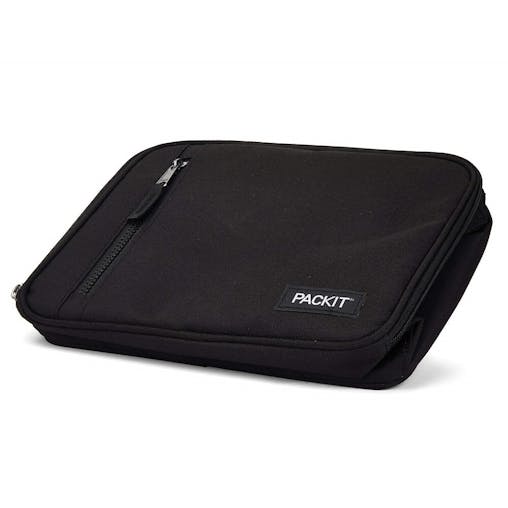 PackIt Classic Cooler Lunch Box Bag Freeze and Go - Black