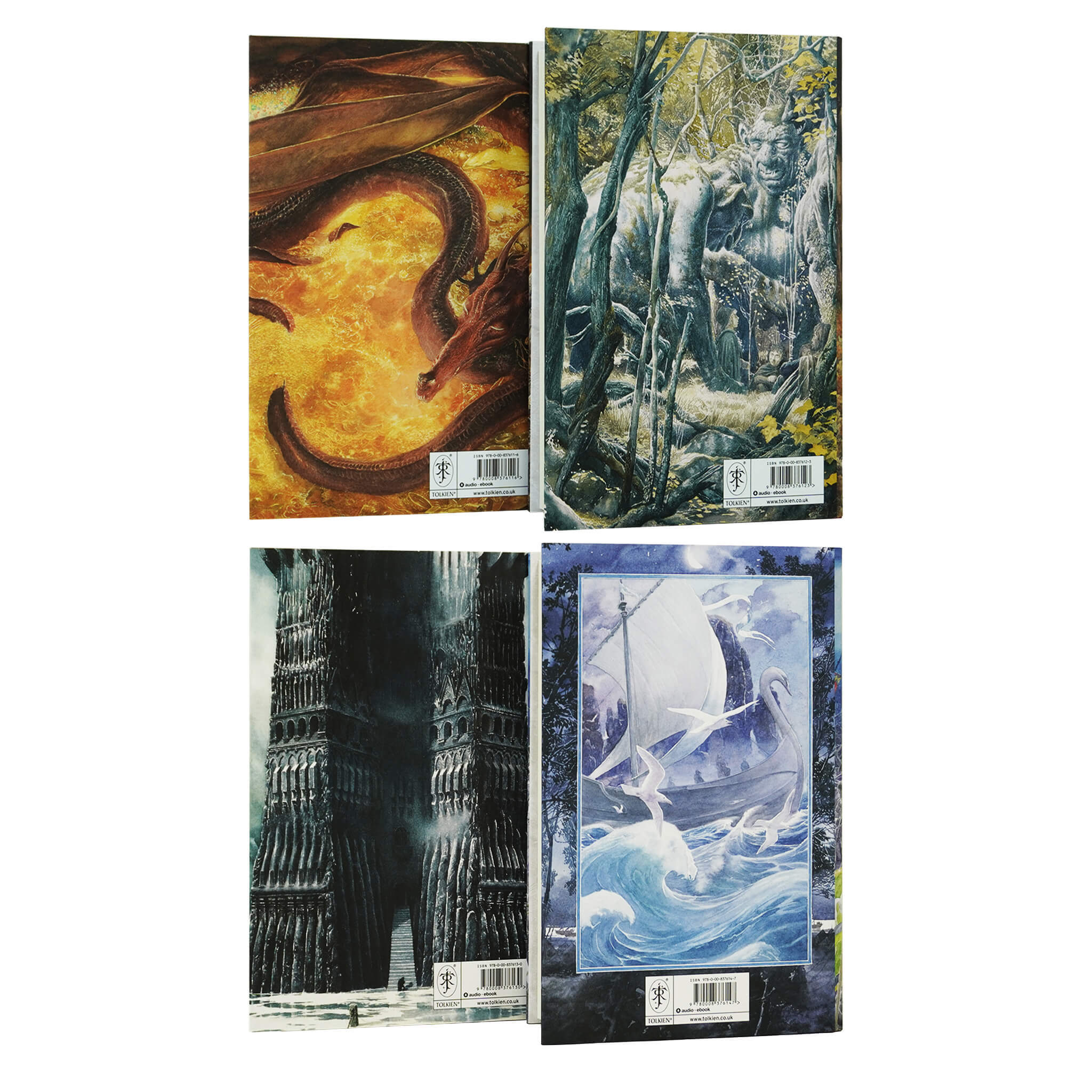 The Hobbit & The Lord of the Rings by J.R.R. Tolkien 4 Books Box Set - Fiction - Hardback