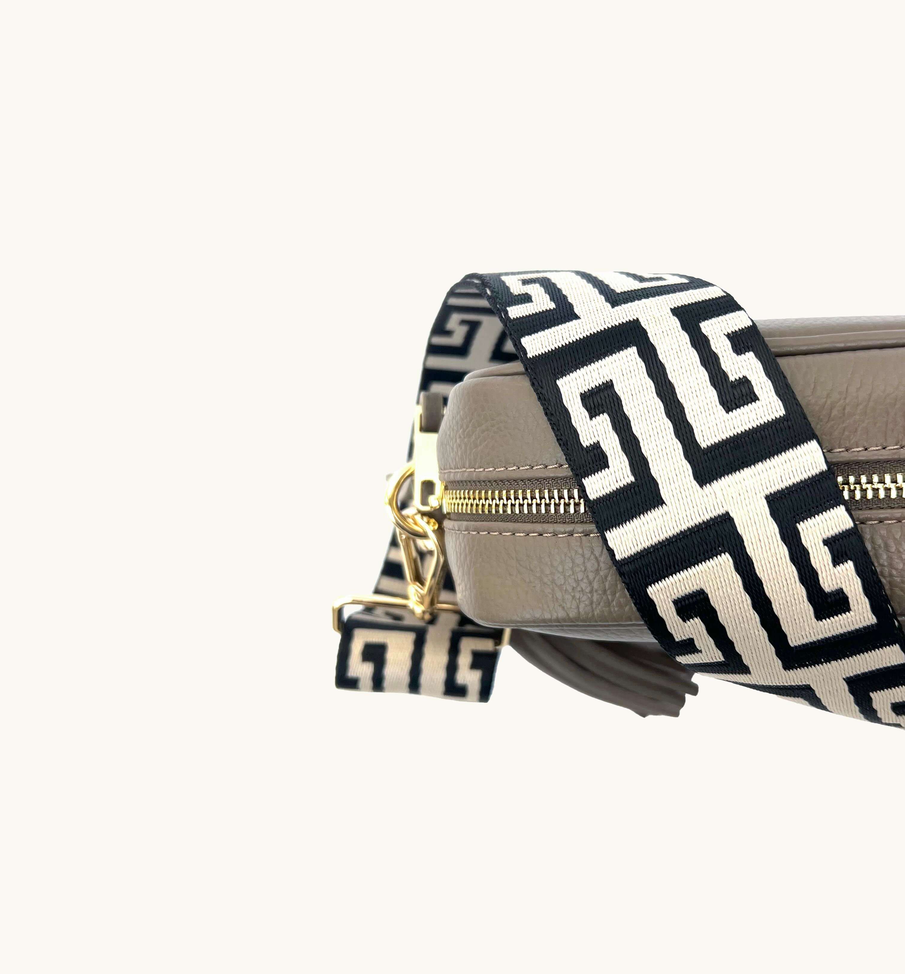 Apatchy London Black and Stone Maze Strap