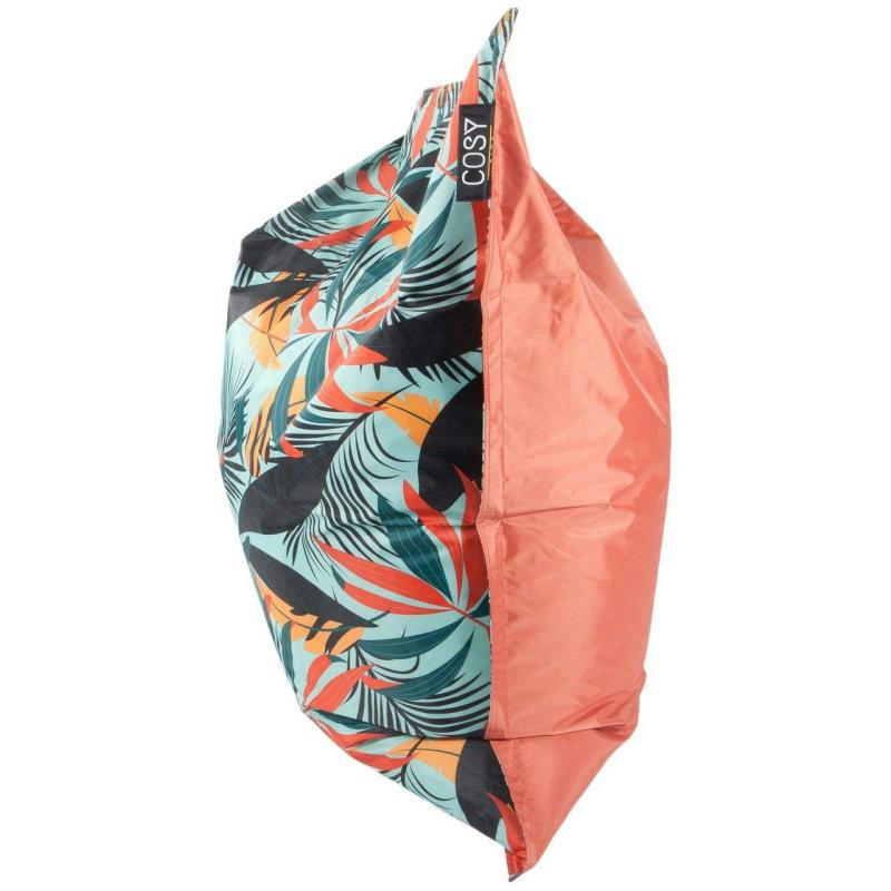 - Maxi coussin imprimé intérieur extérieur 110 x 130 cm galapagos