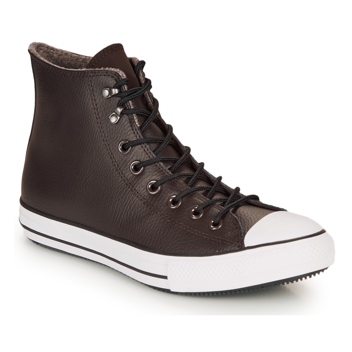 Converse - CHUCK TAYLOR ALL STAR WINTER LEATHER BOOT HI - Brown
