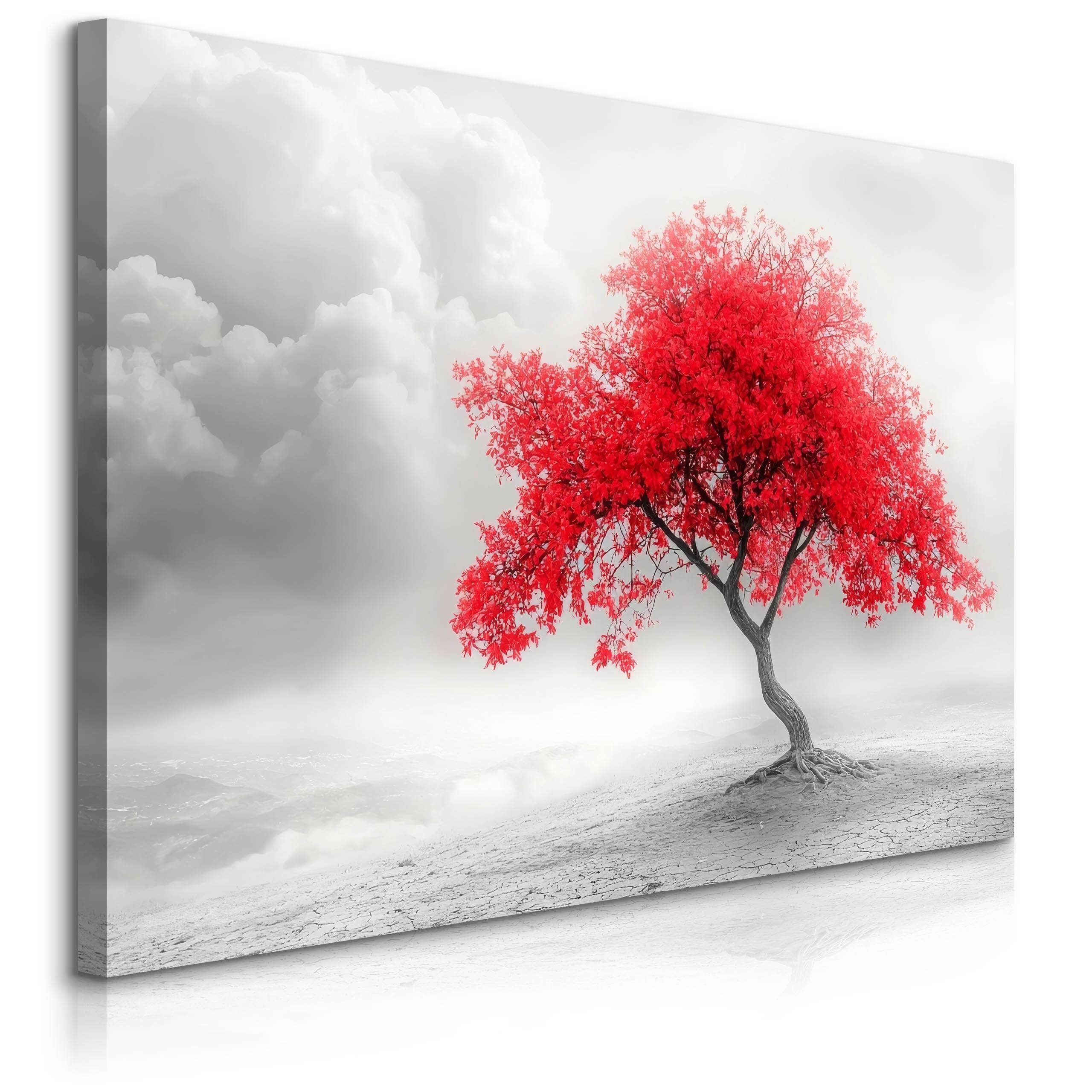 Obraz Abstrakcyjne Czerwone Drzewo 30x20cm