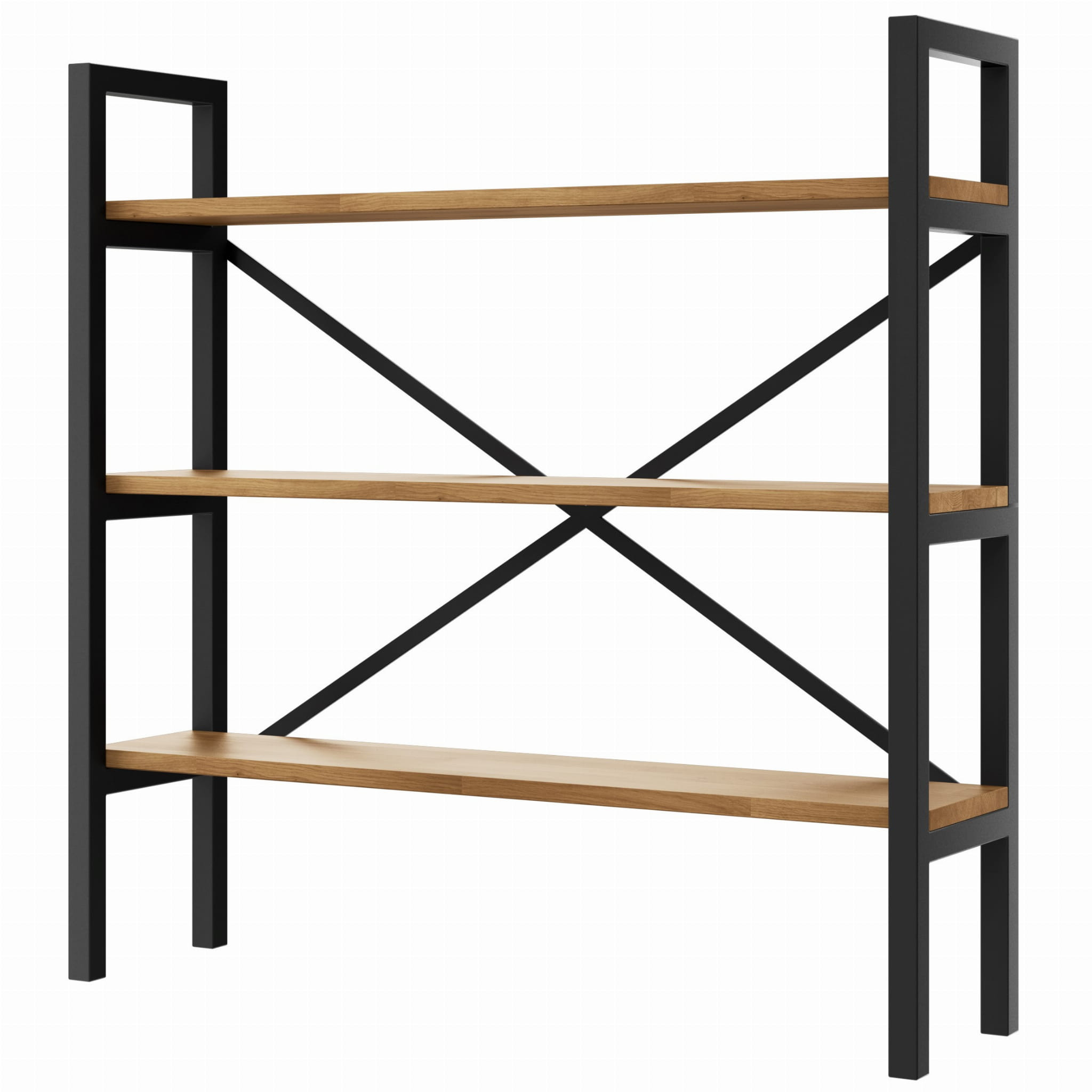 Regał Medium Industrial Loft na książki D3 100x60x20 cm