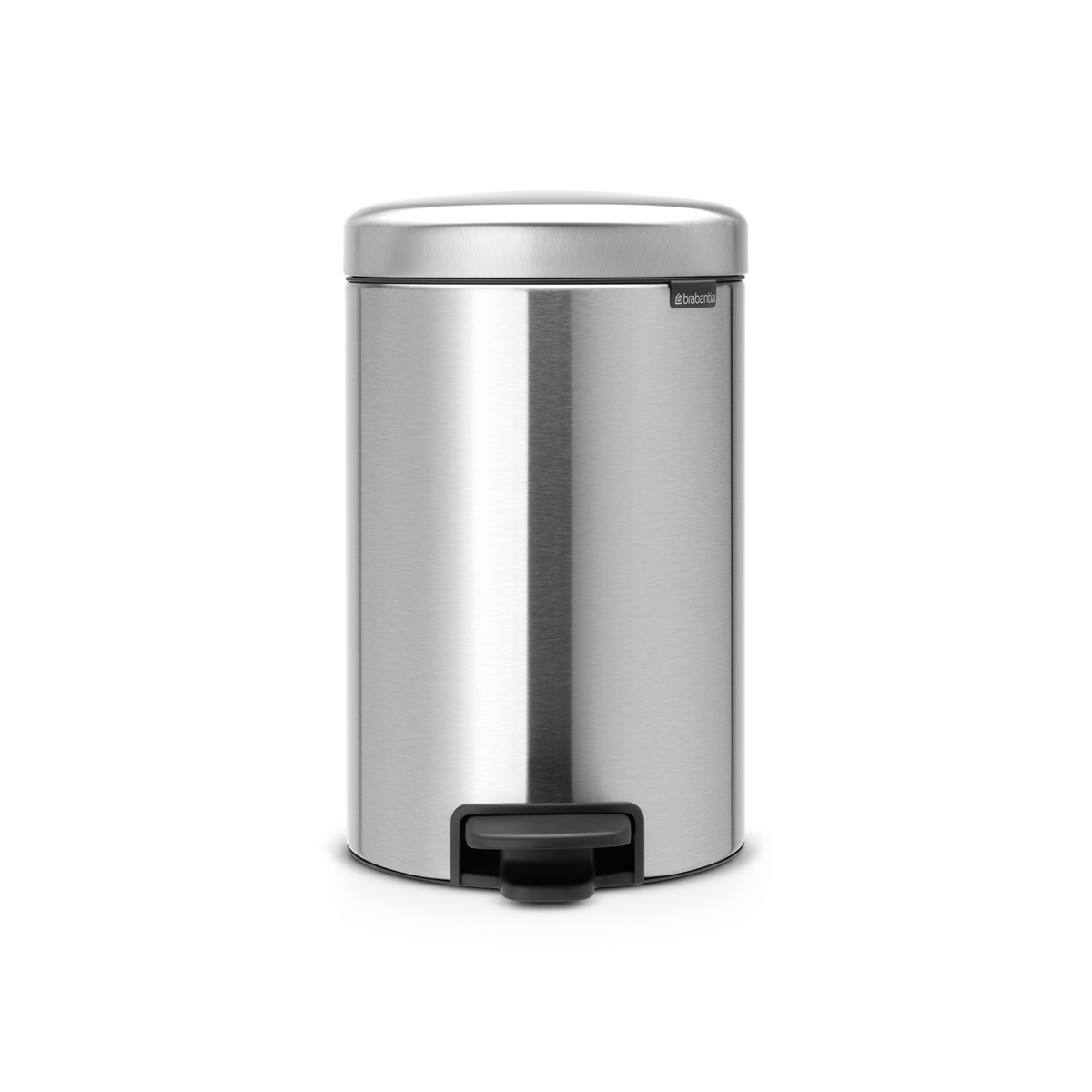 Brabantia NewIcon Pedaalemmer, 12 liter, kunststof binnenemmer - Matt Steel Fingerprint Proof