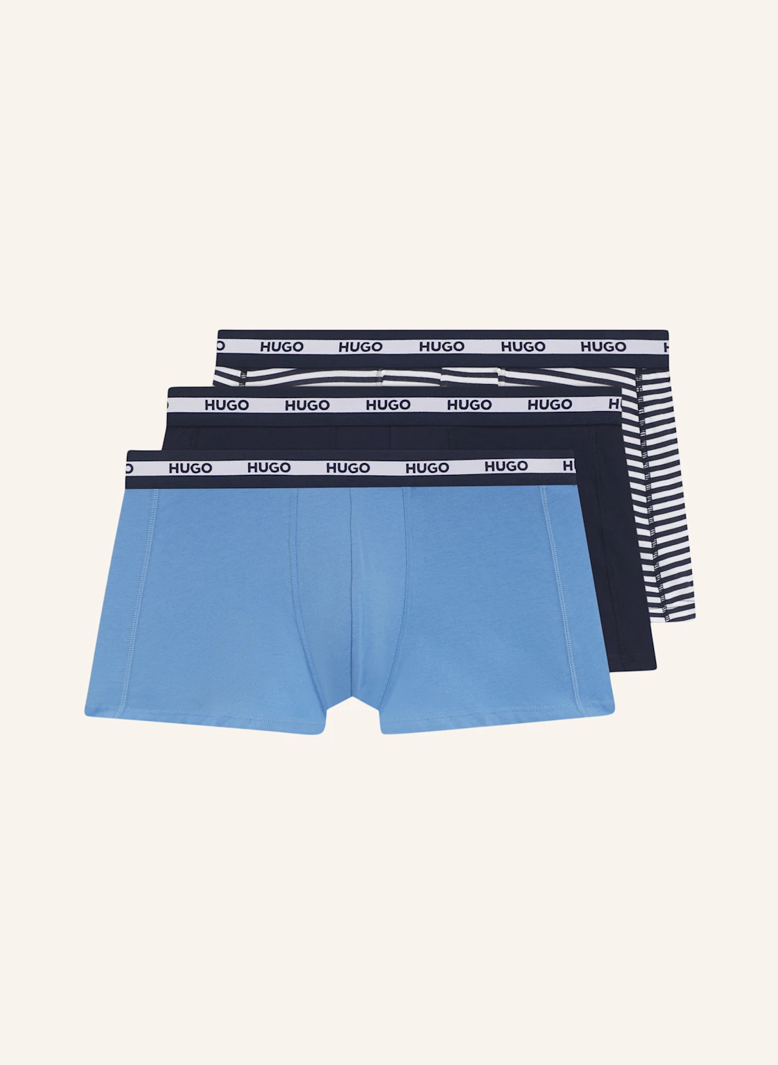 HUGO 3Er-Pack Boxershorts TRUNK TR PLANET DES