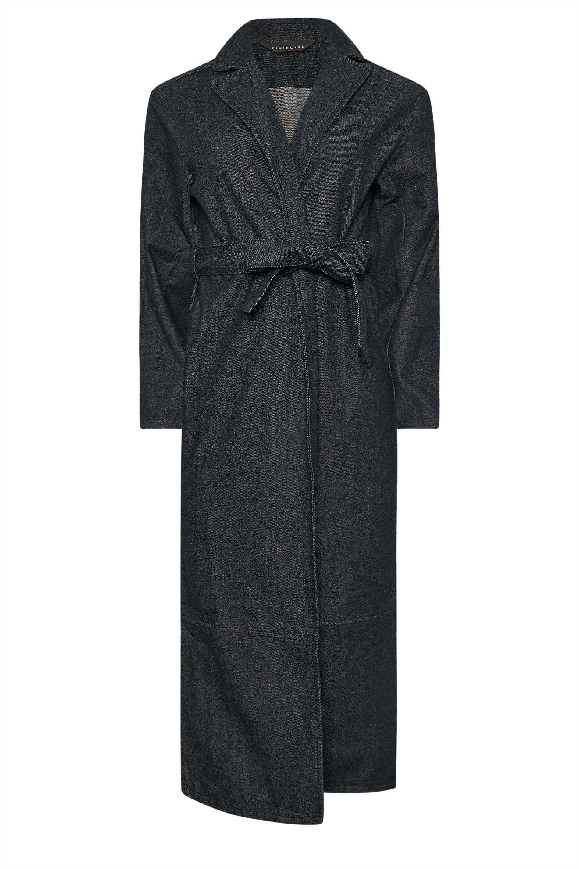 PixieGirl Petite Denim Trench Coat