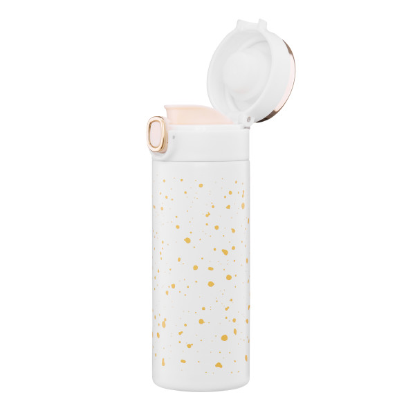 Kubek termiczny na kawę Royal Marble 350 ml biały AMBITION