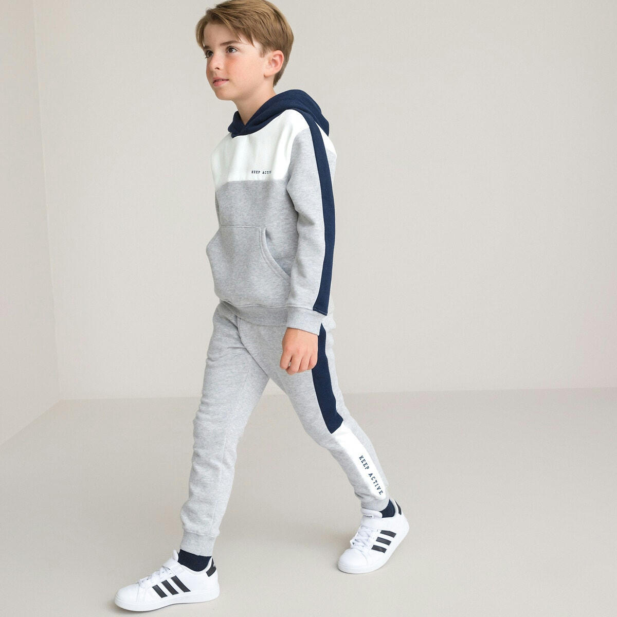 Ensemble sweat + pantalon de jogging en molleton