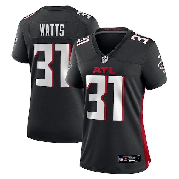 Xavier Watts Atlanta Falcons Nike Women's Team Game Jersey -  Black