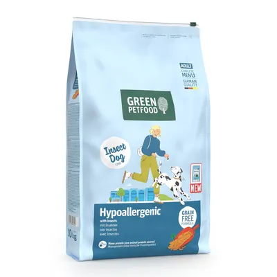 Green Petfood InsectDog Hypoallergenic with Insects