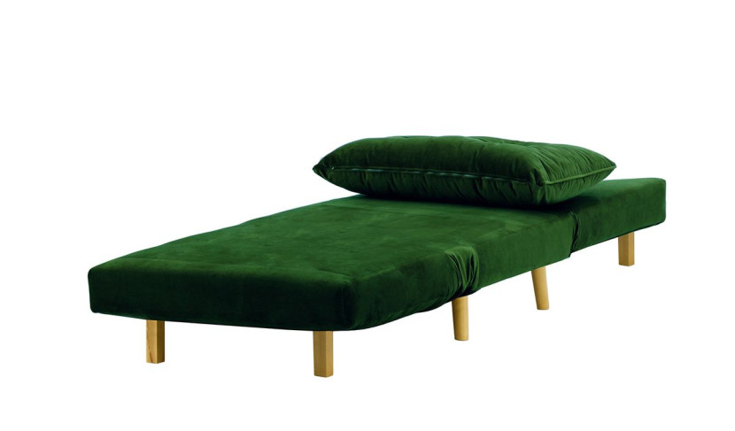 Fotel rozkładany Flic 77 cm-Velluto 10-like oak