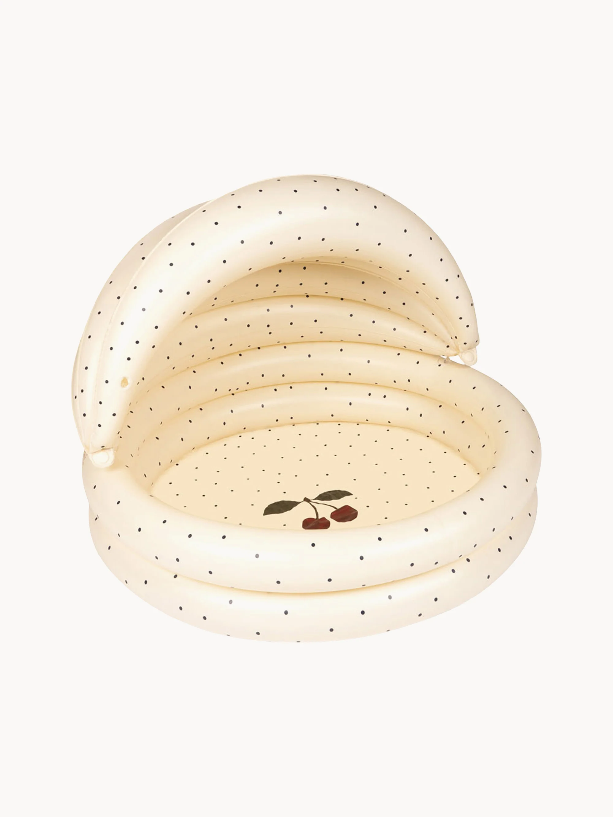 Aufblasbares Kinderplanschbecken Navy Dot mit Sonnendach, Ø 110 cm