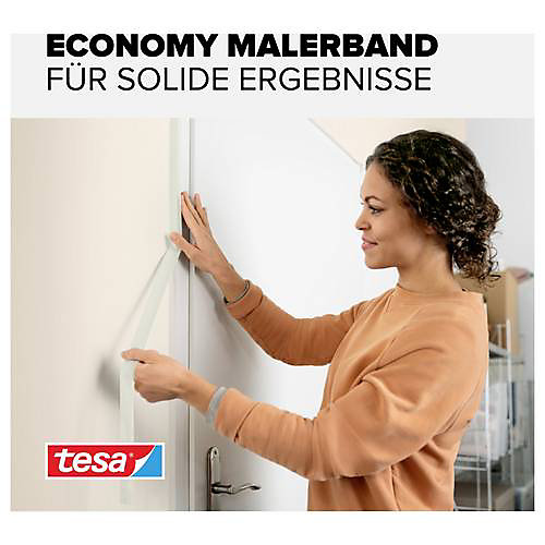 Bande de masquage tesa 55338-00000-15 beige - 3 rouleaux 50 m x 30 mm
