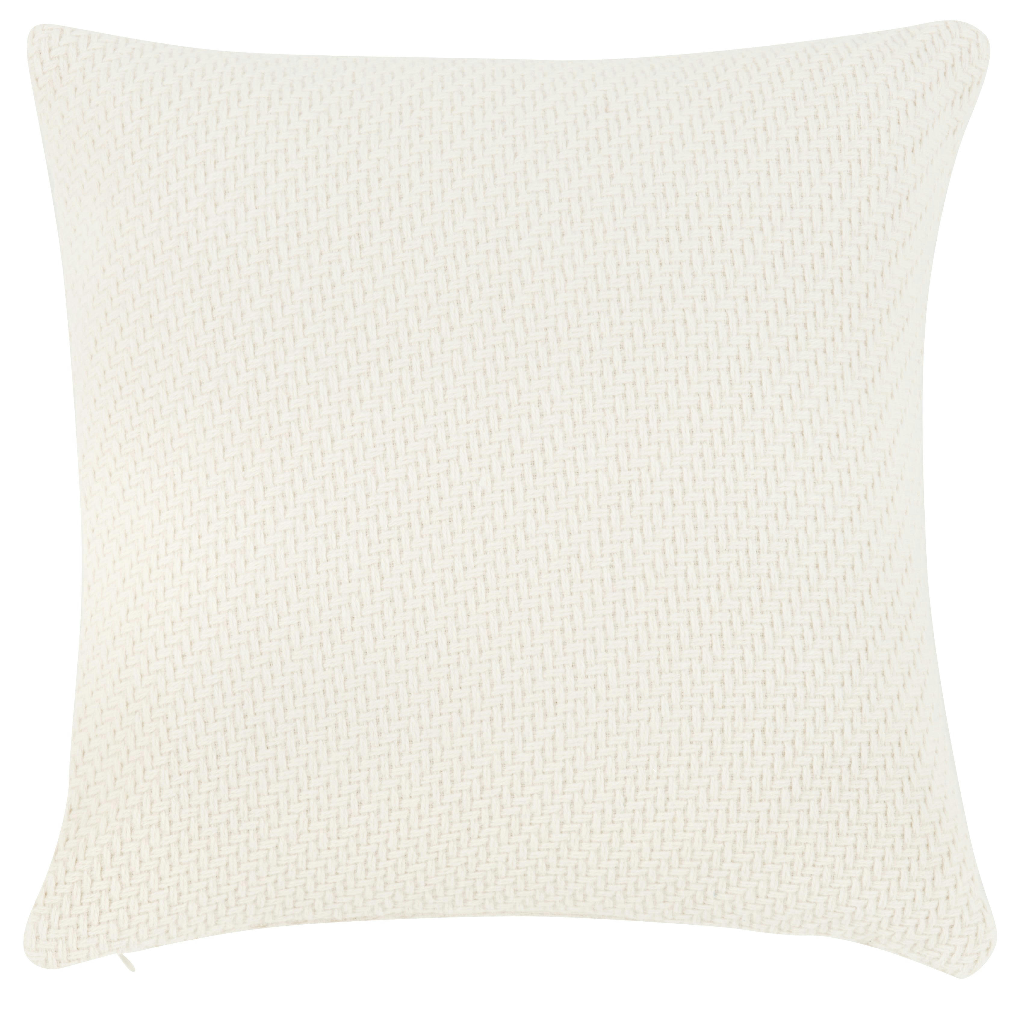 - Housse de coussin écrue, 40x40